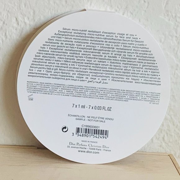 7 ml. / 0.21 oz DIOR PRESTIGE Advanced Serum La Micro-Huile De Rose - Picture 3 of 4